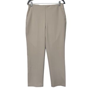 {Rachel Zoe} High Rise Cigarette Slim Leg Pull On Stretch Dress Pants Trousers
